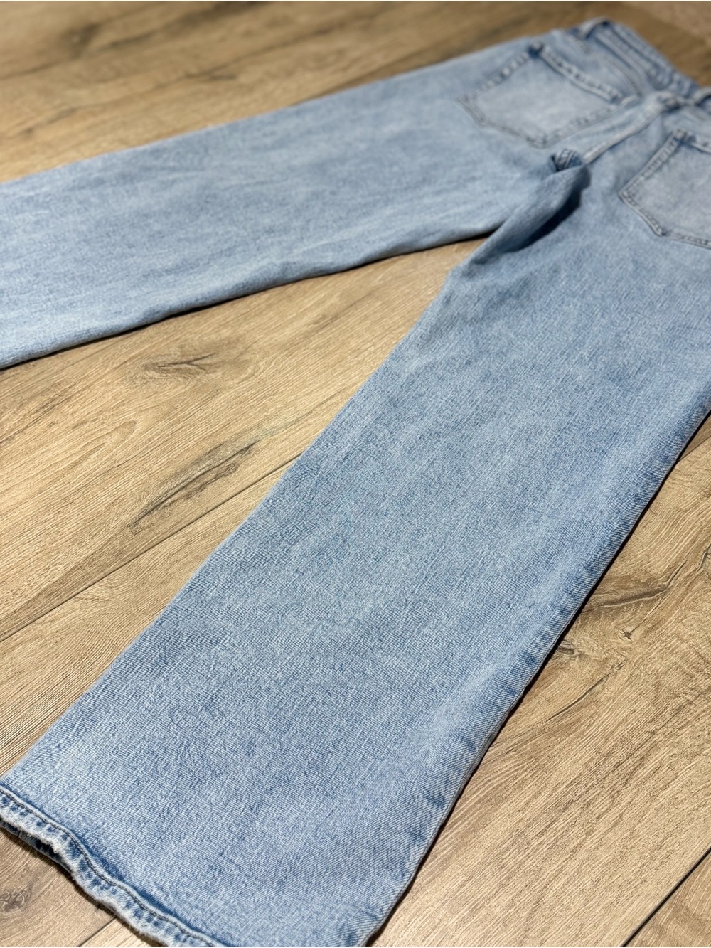 BKE Payton Universal Fit Mid Rise Wide Leg Light Wash Jeans 26x32 - Picture 7 of 12